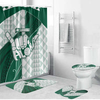 Hawaii Volleyball Bathroom Set Shaka Aloha Hand
