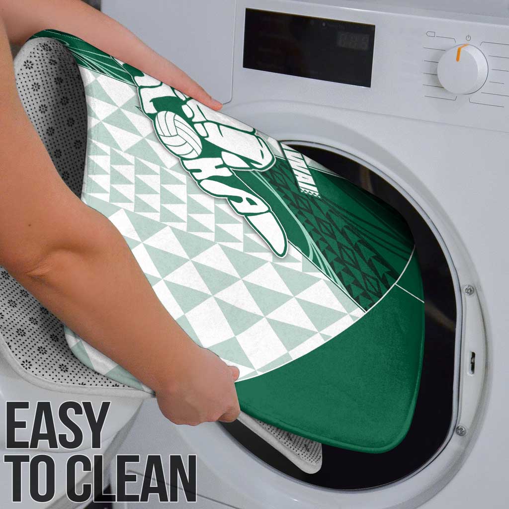 Hawaii Volleyball Bathroom Set Shaka Aloha Hand