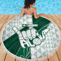 Hawaii Volleyball Beach Blanket Shaka Aloha Hand