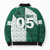 Custom Hawaii Volleyball Bomber Puffer Jacket Shaka Aloha Hand DT05 - Polynesian Pride