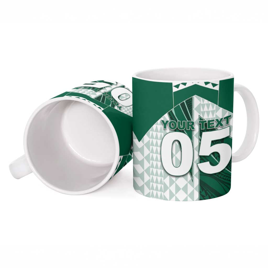 Custom Hawaii Volleyball Ceramic Mug Shaka Aloha Hand
