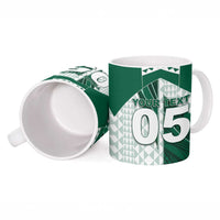 Custom Hawaii Volleyball Ceramic Mug Shaka Aloha Hand