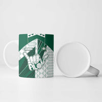 Custom Hawaii Volleyball Ceramic Mug Shaka Aloha Hand