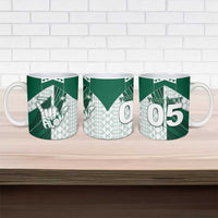 Custom Hawaii Volleyball Ceramic Mug Shaka Aloha Hand