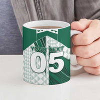 Custom Hawaii Volleyball Ceramic Mug Shaka Aloha Hand