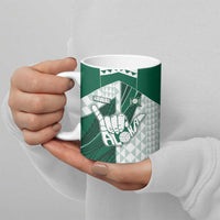 Custom Hawaii Volleyball Ceramic Mug Shaka Aloha Hand