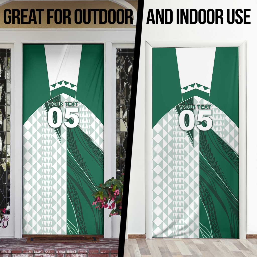 Custom Hawaii Volleyball Door Cover Shaka Aloha Hand