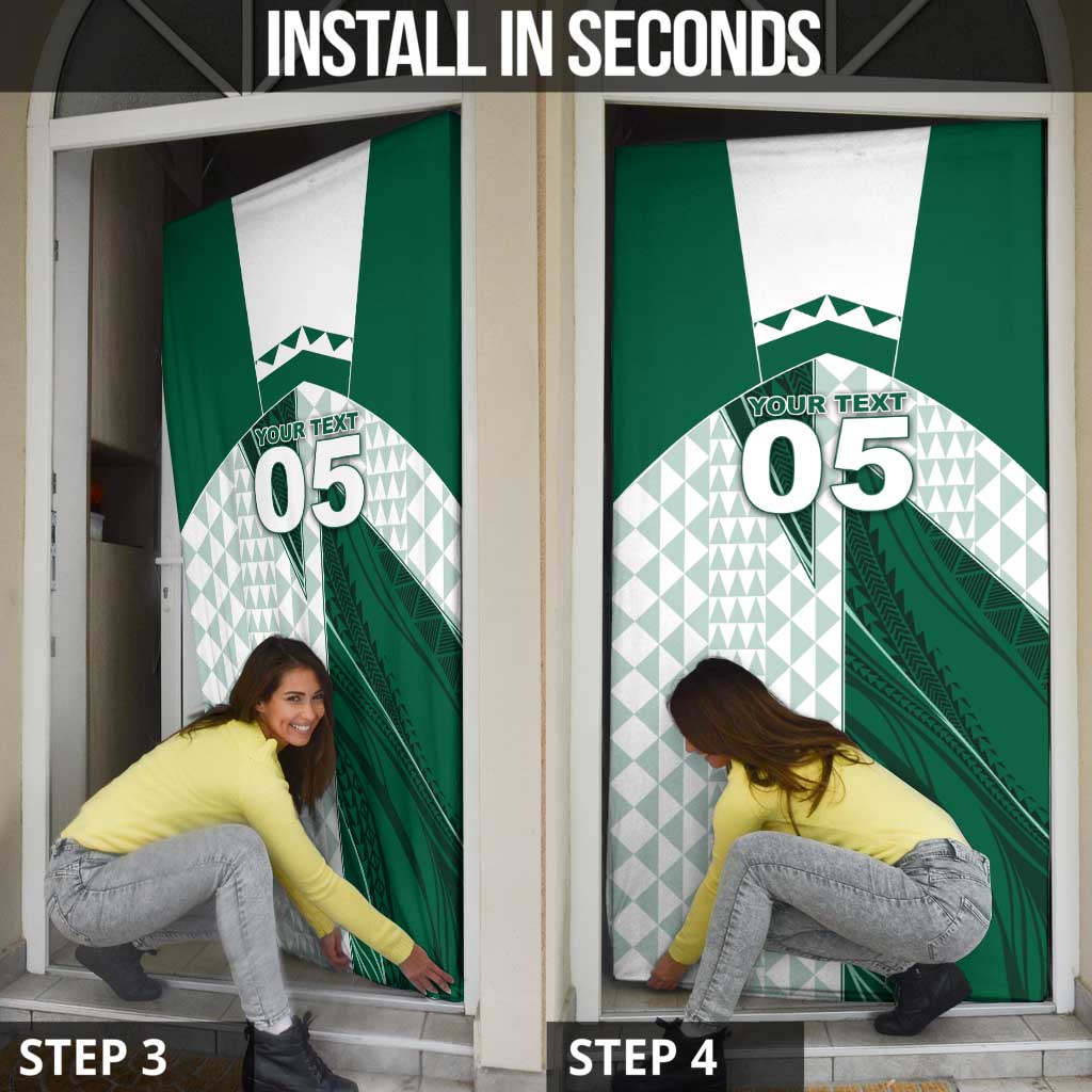 Custom Hawaii Volleyball Door Cover Shaka Aloha Hand
