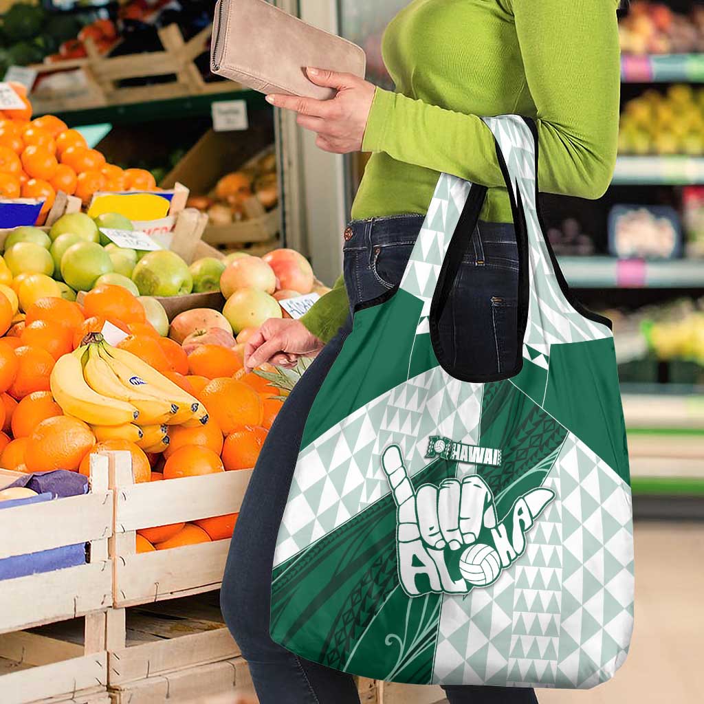 Hawaii Volleyball Grocery Bag Shaka Aloha Hand DT05 - Polynesian Pride