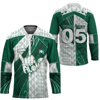 Custom Hawaii Volleyball Hockey Jersey Shaka Aloha Hand