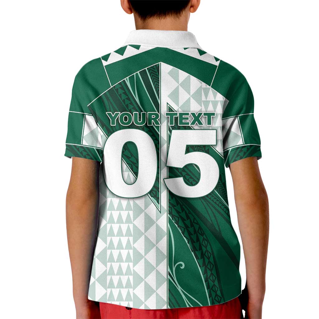 Custom Hawaii Volleyball Kid Polo Shirt Shaka Aloha Hand DT05 - Polynesian Pride