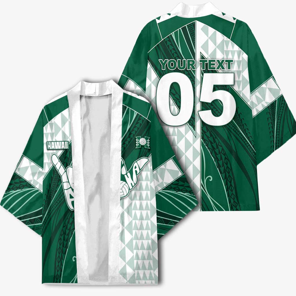 Custom Hawaii Volleyball Kimono Shaka Aloha Hand DT05 - Polynesian Pride