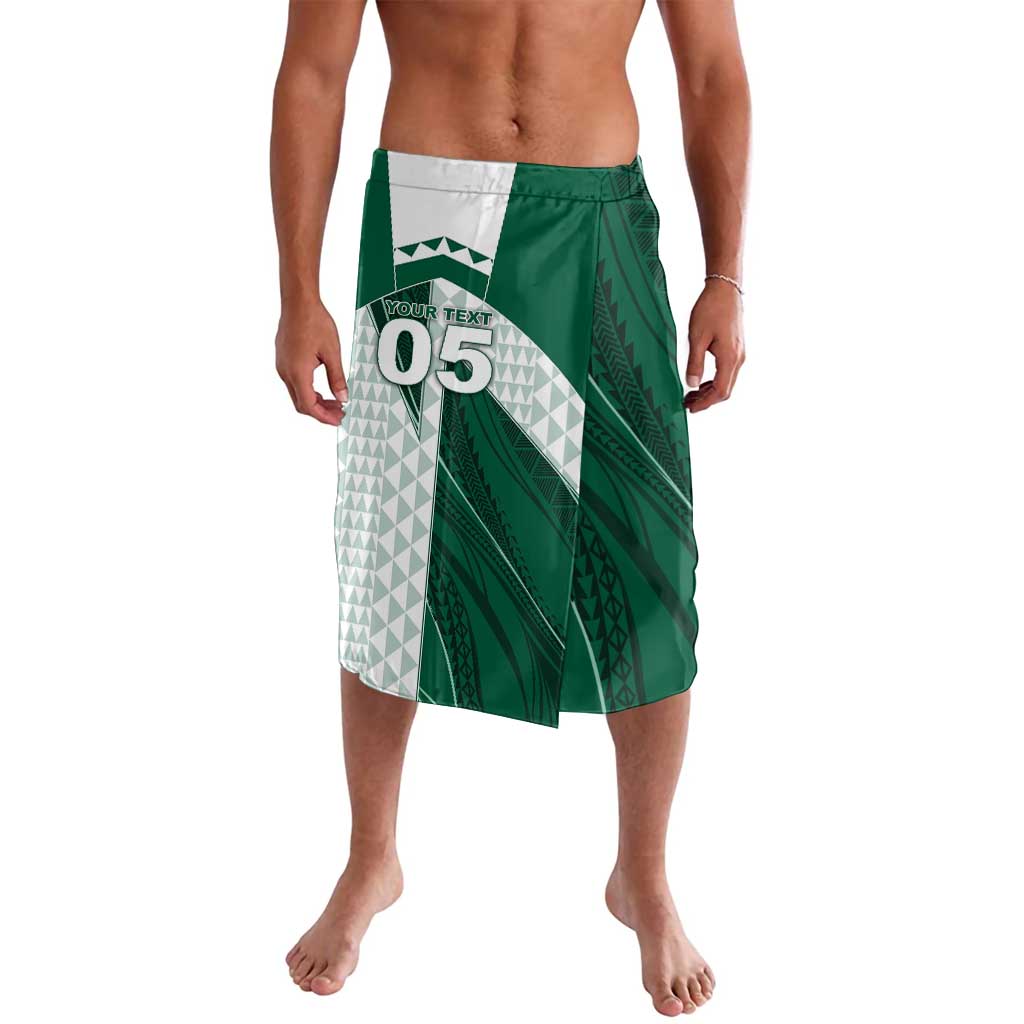 Custom Hawaii Volleyball Lavalava Shaka Aloha Hand DT05 Green - Polynesian Pride
