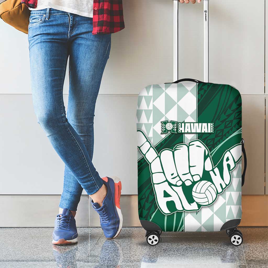Hawaii Volleyball Luggage Cover Shaka Aloha Hand DT05 - Polynesian Pride