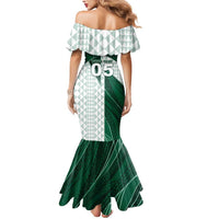 Custom Hawaii Volleyball Mermaid Dress Shaka Aloha Hand DT05 - Polynesian Pride