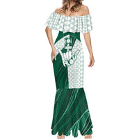 Custom Hawaii Volleyball Mermaid Dress Shaka Aloha Hand DT05 - Polynesian Pride