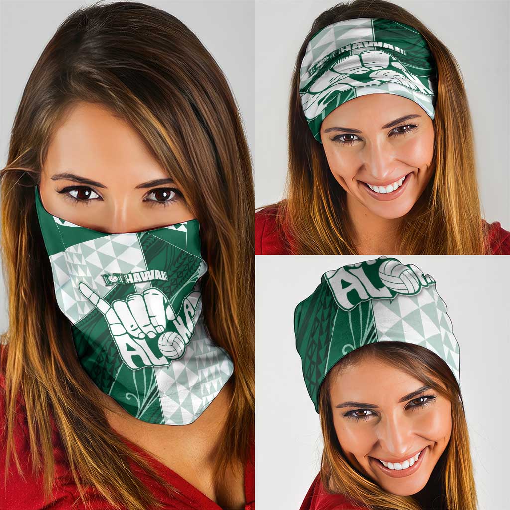 Hawaii Volleyball Neck Gaiter Shaka Aloha Hand DT05 - Polynesian Pride