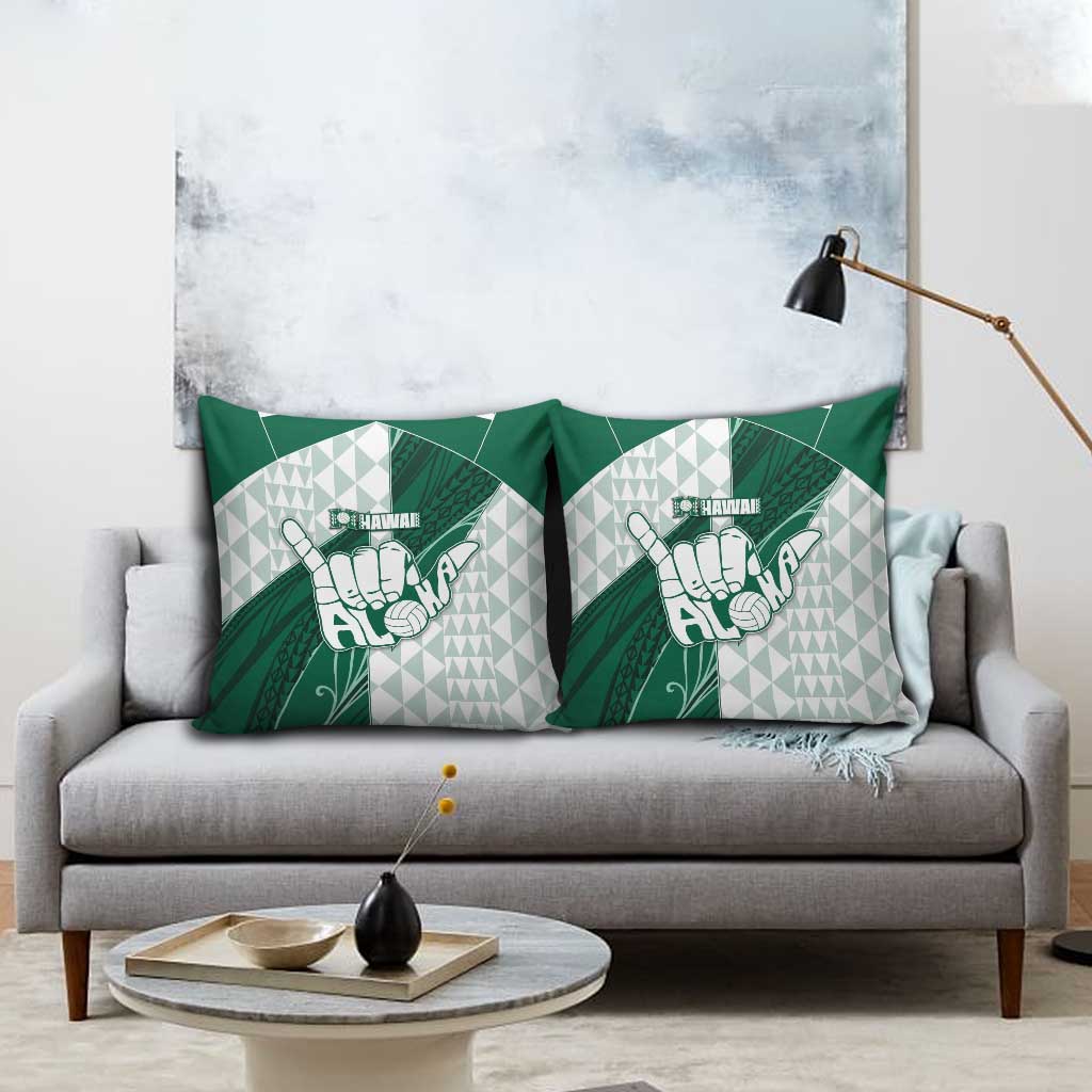 Hawaii Volleyball Pillow Cover Shaka Aloha Hand DT05 - Polynesian Pride