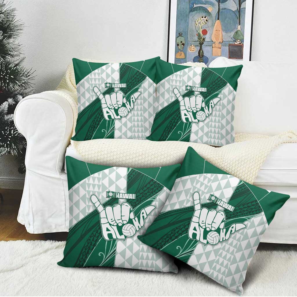 Hawaii Volleyball Pillow Cover Shaka Aloha Hand DT05 - Polynesian Pride