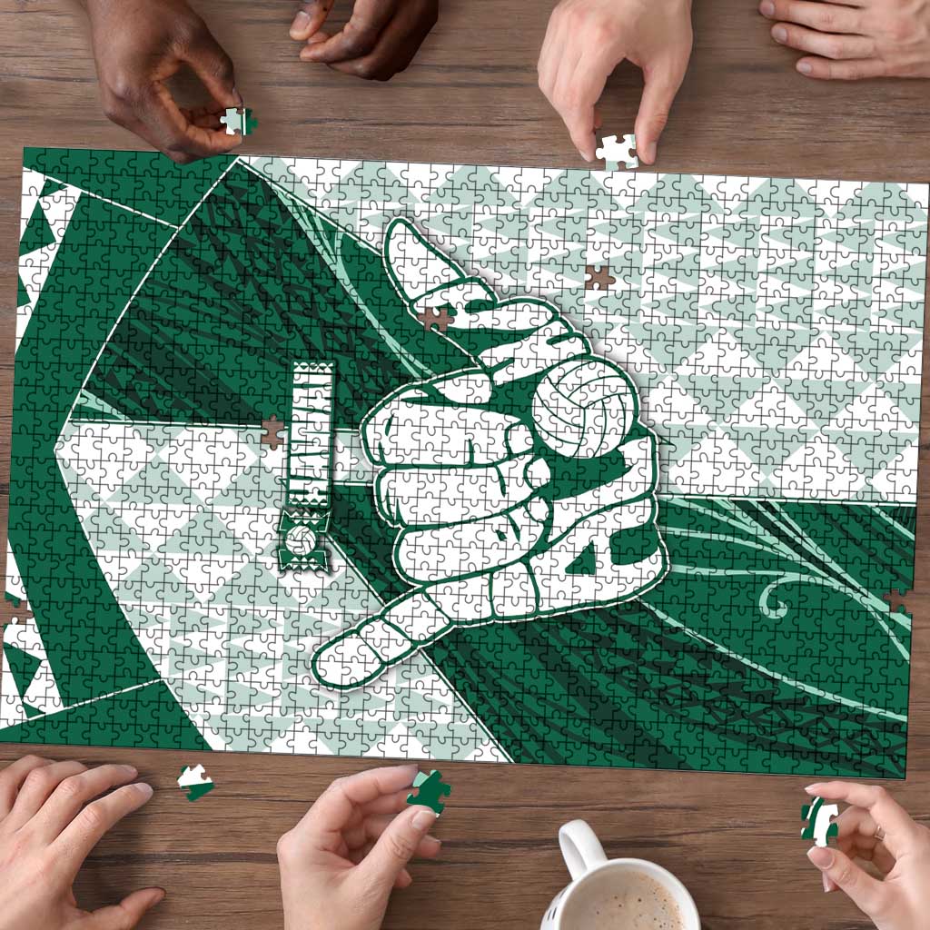 Hawaii Volleyball Puzzle Shaka Aloha Hand DT05 - Polynesian Pride