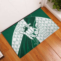 Hawaii Volleyball Rubber Doormat Shaka Aloha Hand