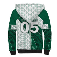 Custom Hawaii Volleyball Sherpa Hoodie Shaka Aloha Hand DT05 - Polynesian Pride