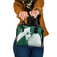 Hawaii Volleyball Shoulder Handbag Shaka Aloha Hand DT05 One Size Green - Polynesian Pride