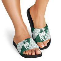 Hawaii Volleyball Slide Sandals Shaka Aloha Hand DT05 - Polynesian Pride