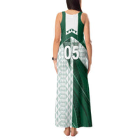 Custom Hawaii Volleyball Tank Maxi Dress Shaka Aloha Hand DT05 - Polynesian Pride