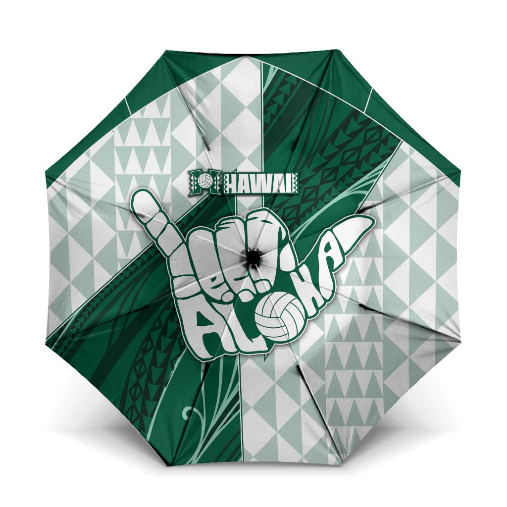 Hawaii Volleyball Umbrella Shaka Aloha Hand