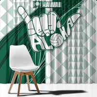 Hawaii Volleyball Window Curtain Shaka Aloha Hand DT05 - Polynesian Pride