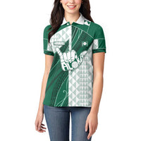 Custom Hawaii Volleyball Women Polo Shirt Shaka Aloha Hand DT05 - Polynesian Pride