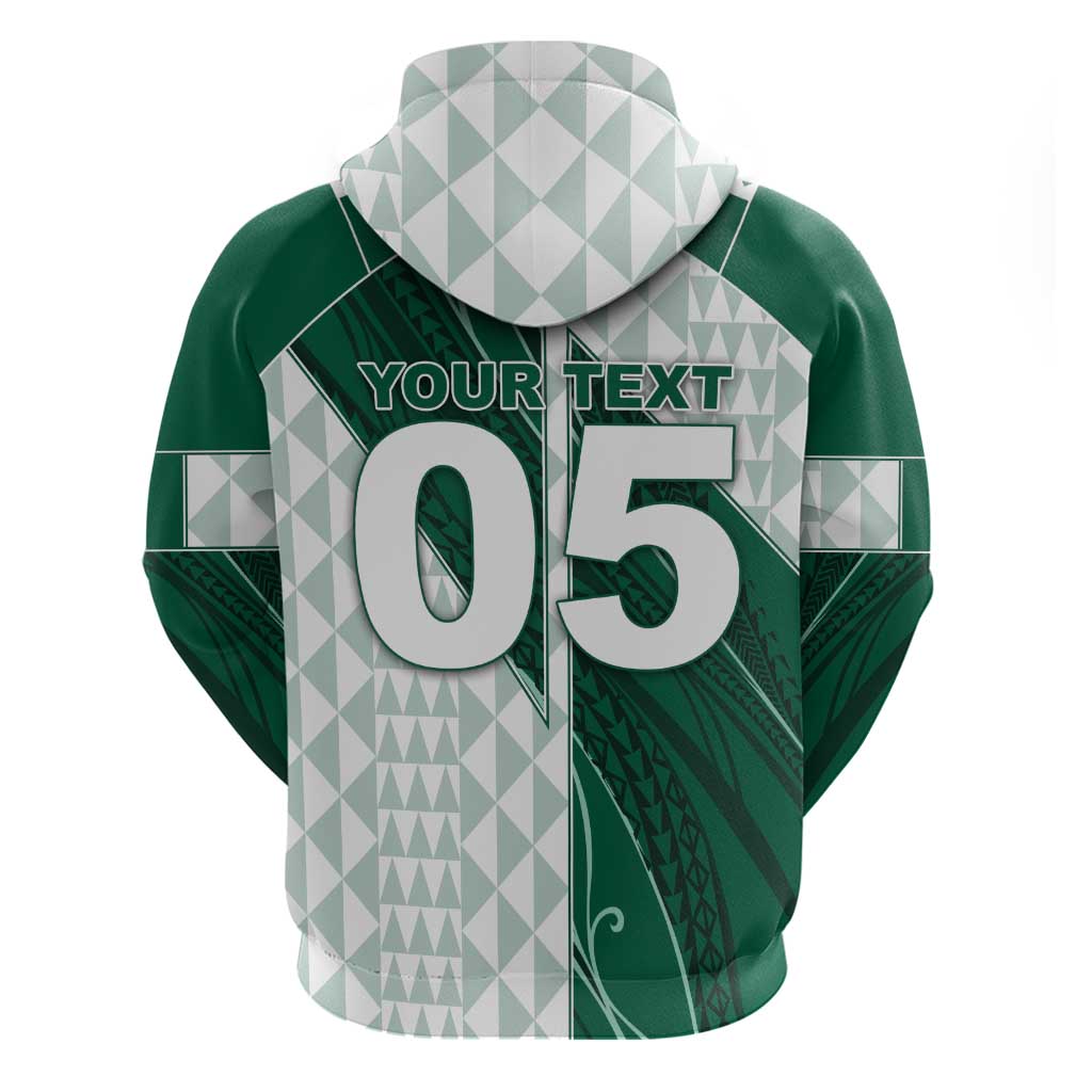 Custom Hawaii Volleyball Zip Hoodie Shaka Aloha Hand DT05 - Polynesian Pride