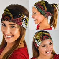 Piko Hawaiian Neck Gaiter Gradient Spiral Plumeria Tribal Patterns