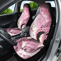 Piko Hawaiian Car Seat Cover Pink Galaxy Spiral Plumeria Tribal Patterns