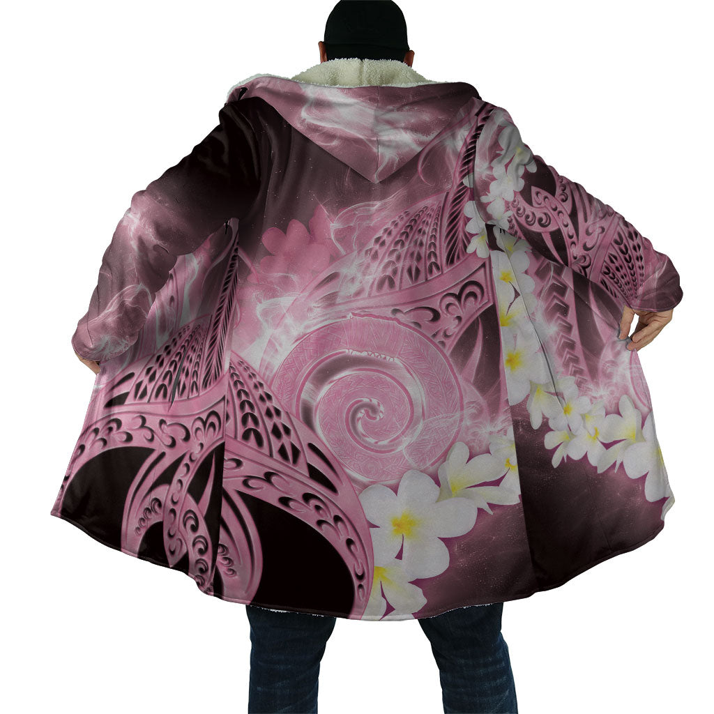 Piko Hawaiian Cloak Pink Galaxy Spiral Plumeria Tribal Patterns
