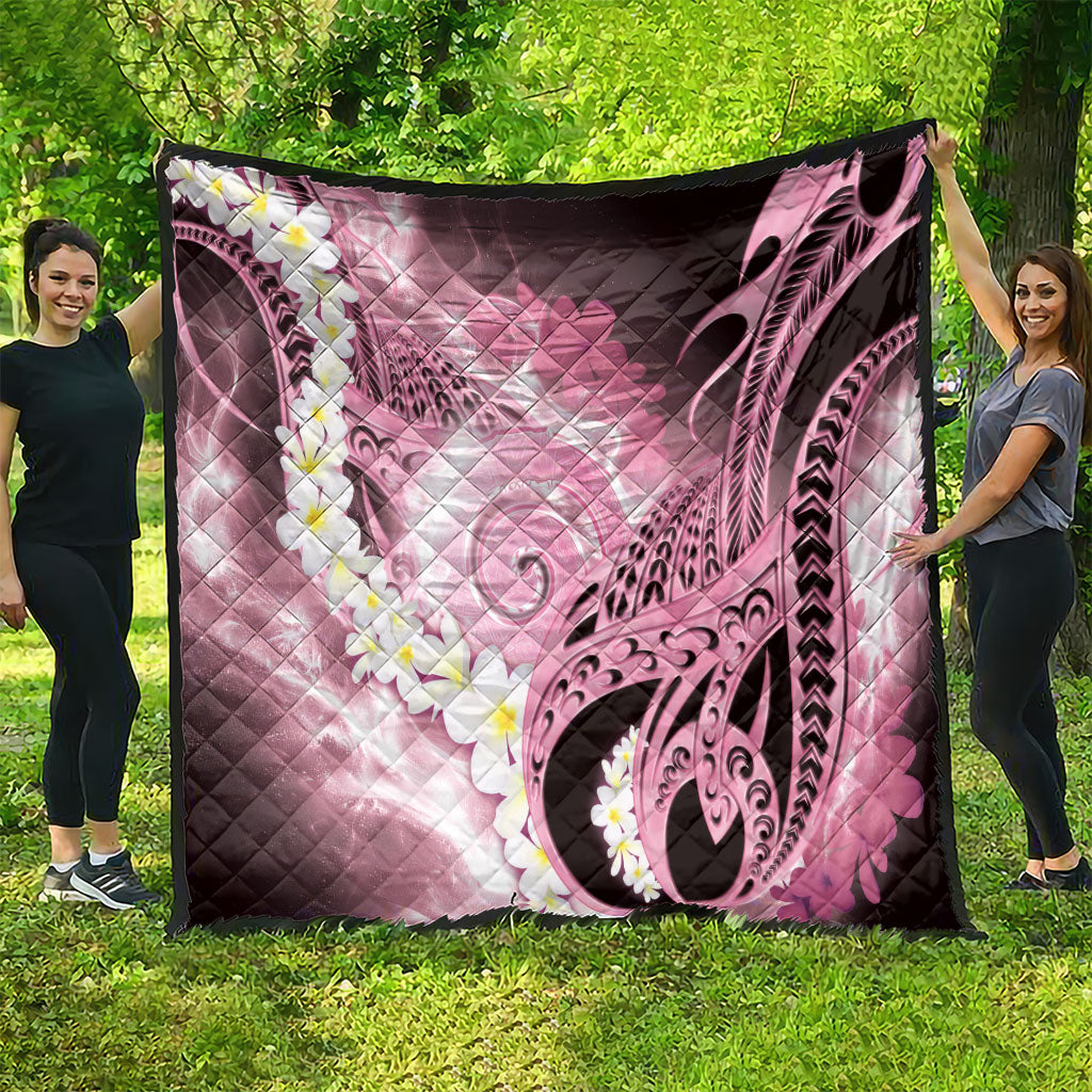 Piko Hawaiian Quilt Pink Galaxy Spiral Plumeria Tribal Patterns