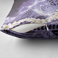 Piko Hawaiian Pillow Cover Purple Galaxy Spiral Plumeria Tribal Patterns DT05 - Polynesian Pride