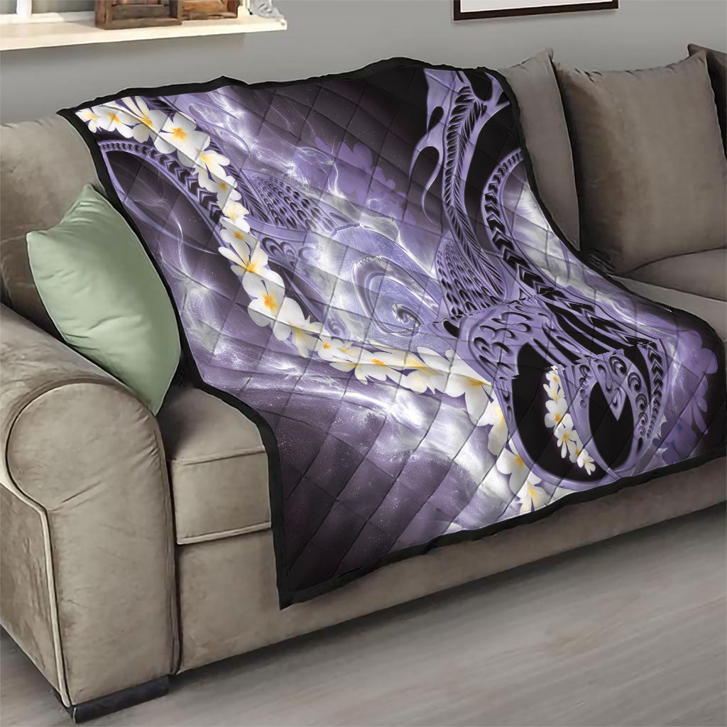 Piko Hawaiian Quilt Purple Galaxy Spiral Plumeria Tribal Patterns