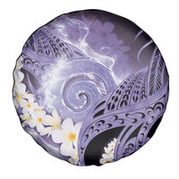 Piko Hawaiian Spare Tire Cover Purple Galaxy Spiral Plumeria Tribal Patterns DT05 - Polynesian Pride
