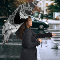 Piko Hawaiian Umbrella Monochrome Galaxy Spiral Plumeria Tribal Patterns DT05 - Polynesian Pride