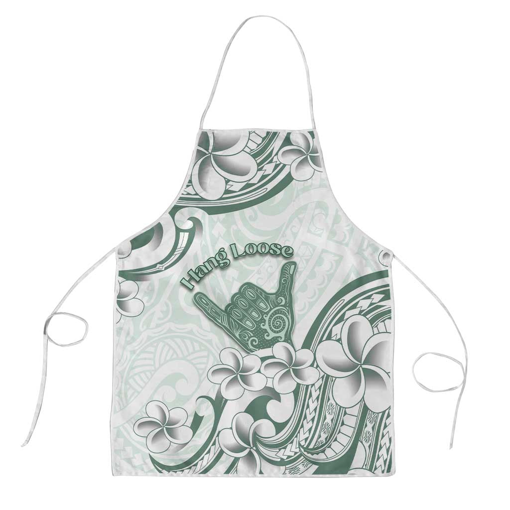Aloha Hawaii Shaka Apron Hang Loose Mint Version - Polynesian Pride