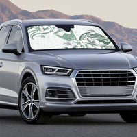 Aloha Hawaii Shaka Auto Sun Shade Hang Loose Mint Version - Polynesian Pride