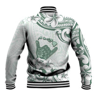 Aloha Hawaii Shaka Baseball Jacket Hang Loose Mint Version DT05 - Polynesian Pride