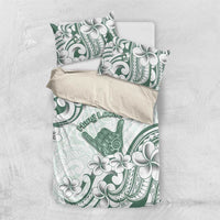 Aloha Hawaii Shaka Bedding Set Hang Loose Mint Version - Polynesian Pride