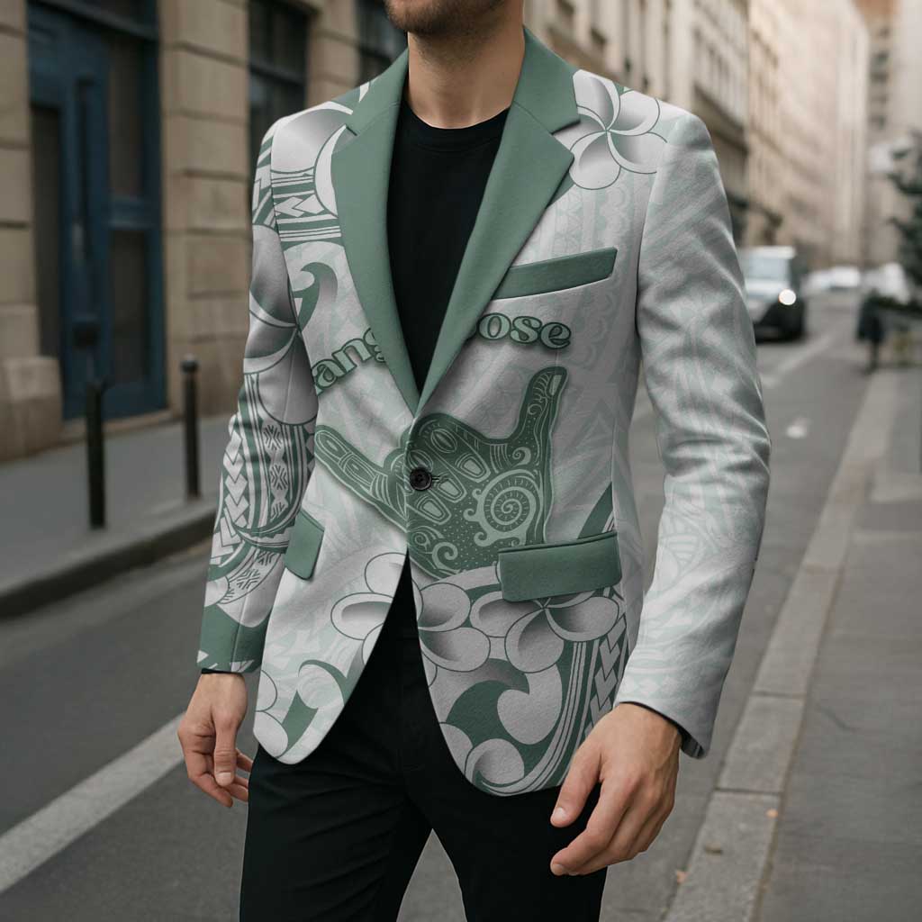 Aloha Hawaii Shaka Blazer Hang Loose Mint Version - Polynesian Pride