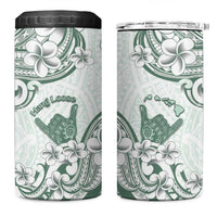 Aloha Hawaii Shaka 4 in 1 Can Cooler Tumbler Hang Loose Mint Version - Polynesian Pride