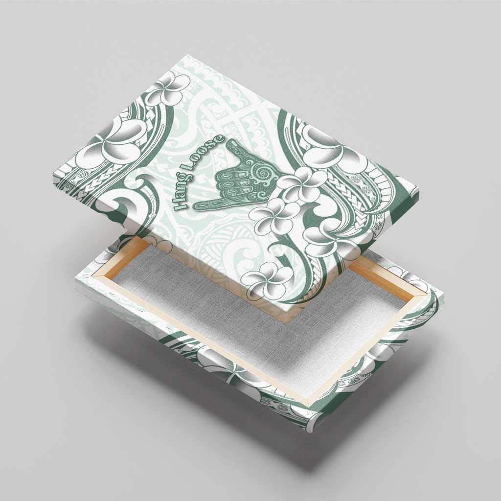 Aloha Hawaii Shaka Canvas Wall Art Hang Loose Mint Version - Polynesian Pride