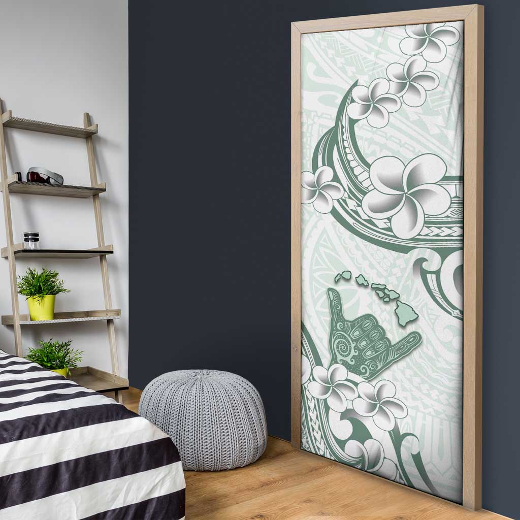 Aloha Hawaii Shaka Door Cover Hang Loose Mint Version - Polynesian Pride