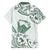 Aloha Hawaii Shaka Family Matching Puletasi and Hawaiian Shirt Hang Loose Mint Version - Polynesian Pride